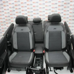 Interior din piele si textil VOLKSWAGEN T-ROC 2017-2026, vedere frontata