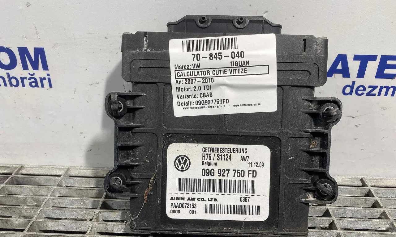 CALCULATOR CUTIE VITEZE VOLKSWAGEN TIGUAN 2007-2018