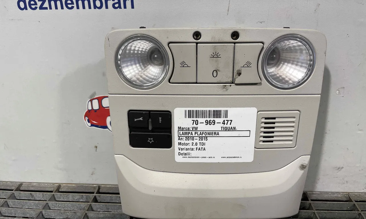 LAMPA PLAFONIERA VOLKSWAGEN TIGUAN 2007-2018