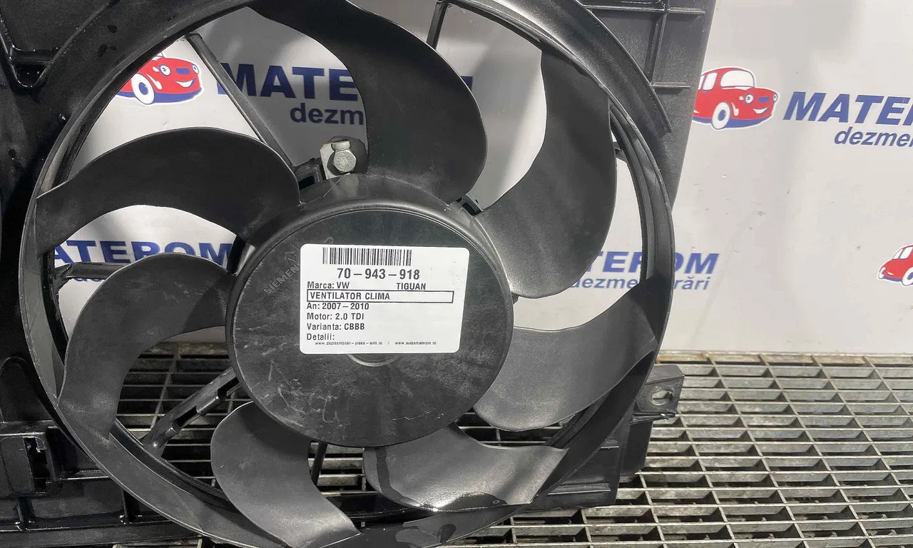 VENTILATOR CLIMA VOLKSWAGEN TIGUAN 2007-2018