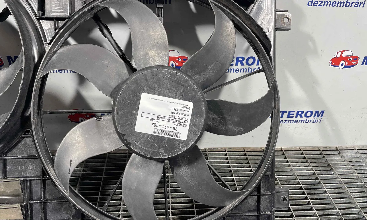 VENTILATOR RADIATOR VOLKSWAGEN TIGUAN 2007-2018
