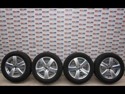 Set jante aliaj R17 VOLKSWAGEN TIGUAN 2007-2018 oe 5N0601025AG, vedere frontata