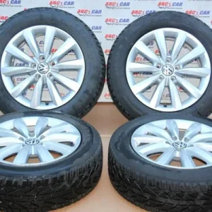 Set jante aliaj R17 VOLKSWAGEN TIGUAN 2007-2018 5N0601025P, vedere frontata