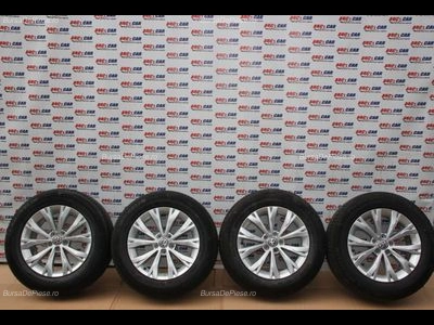 Set jante aliaj Borbet R17 VOLKSWAGEN TIGUAN 2016-2024 oe 5NA601025, vedere frontata