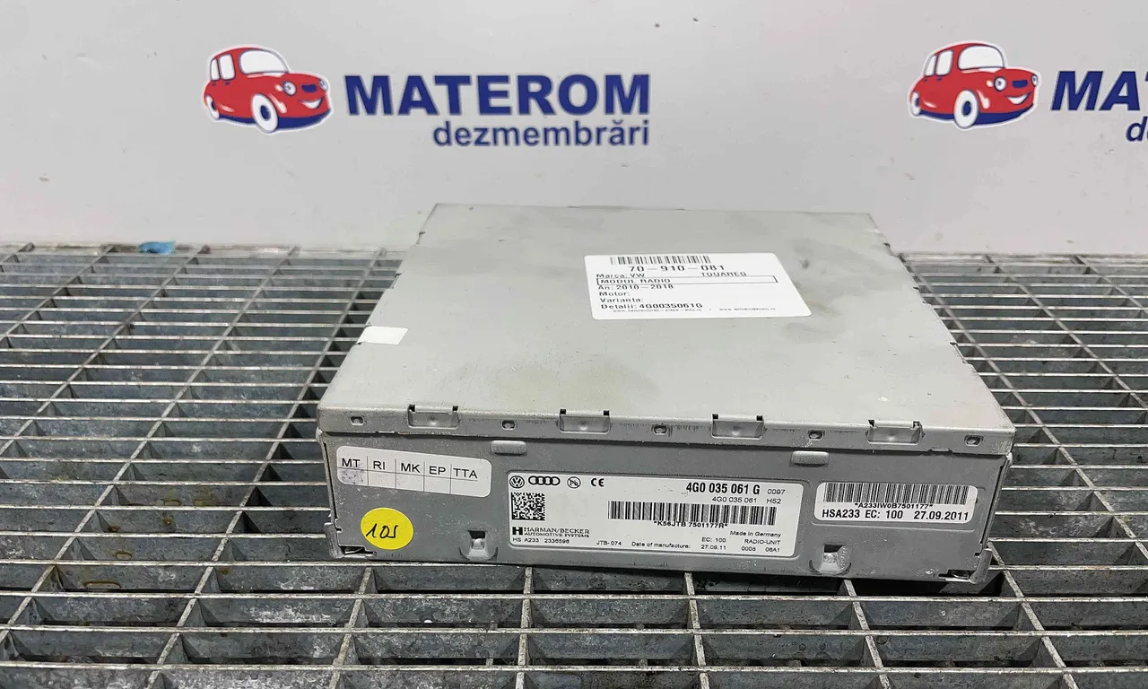 MODUL RADIO VOLKSWAGEN TOUAREG 2010-2018