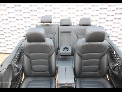Interior complet din piele full electric VOLKSWAGEN TOUAREG 2010-2018, vedere frontata