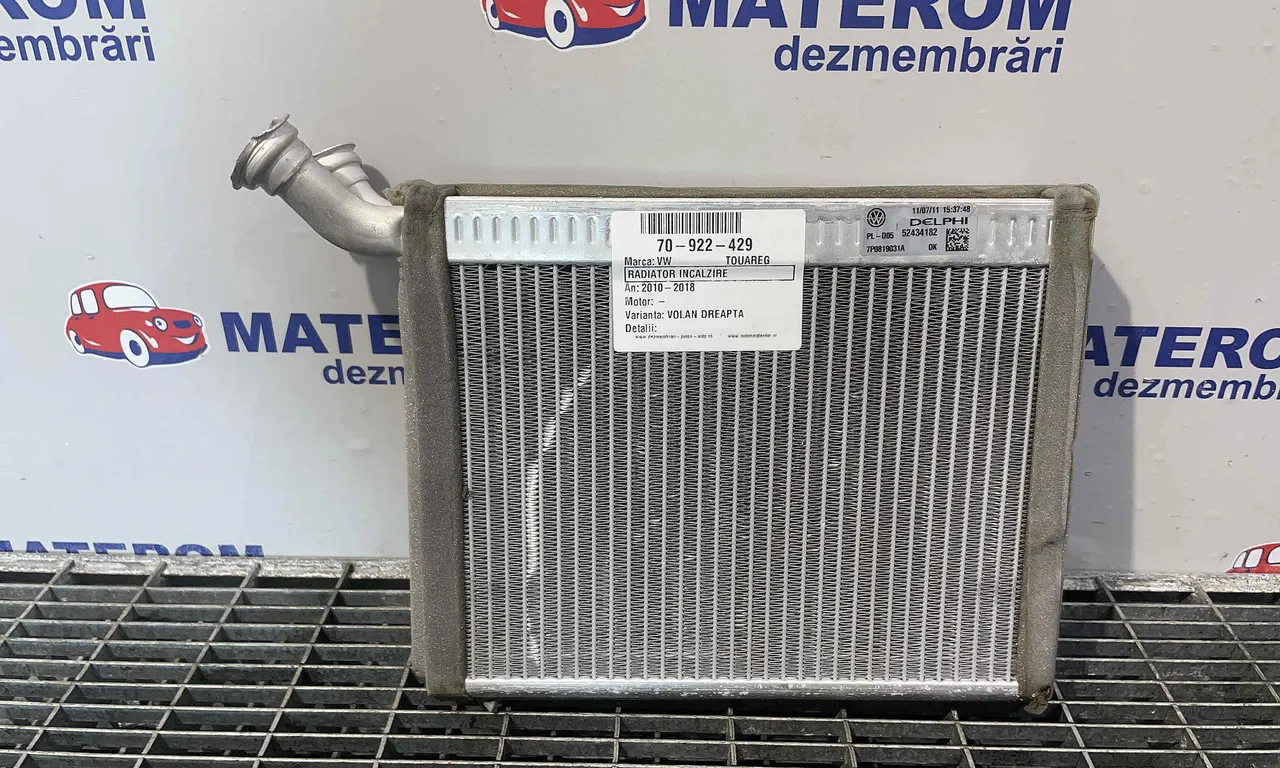 RADIATOR INCALZIRE VOLKSWAGEN TOUAREG 2010-2018