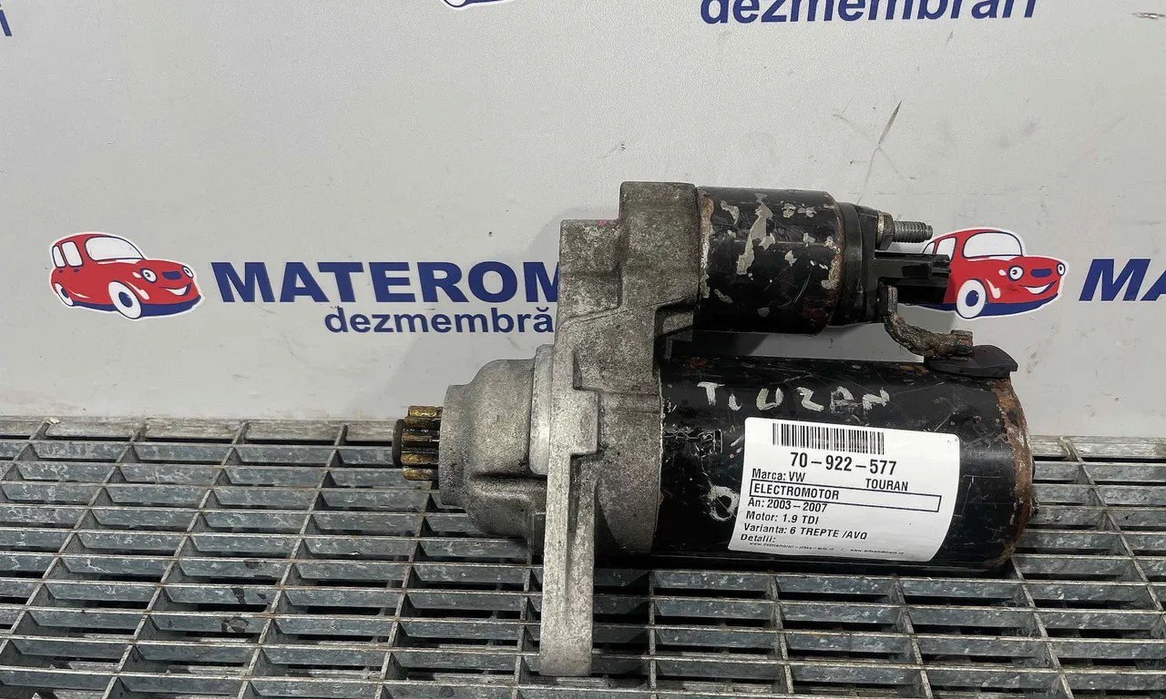 ELECTROMOTOR VOLKSWAGEN TOURAN 2003-2011