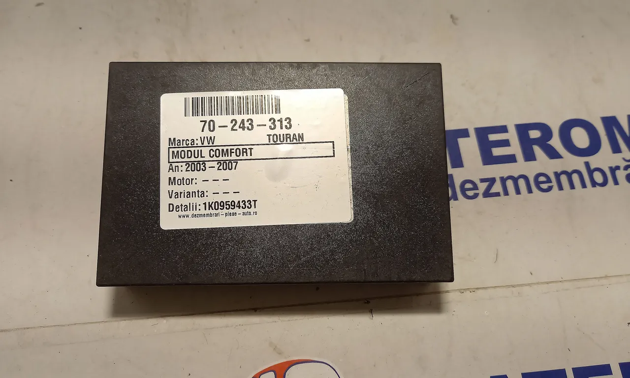 MODUL CONFORT VOLKSWAGEN TOURAN 2003-2011