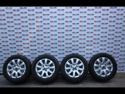 Set jante aliaj R15 VOLKSWAGEN TOURAN 2003-2011 oe 1K0601025AQ, vedere frontata