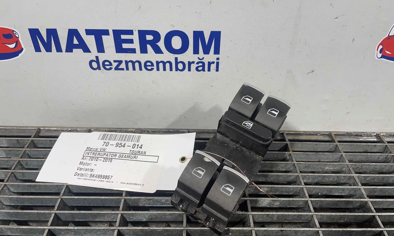 INTRERUPATOR GEAMURI VOLKSWAGEN TOURAN 2010-2016