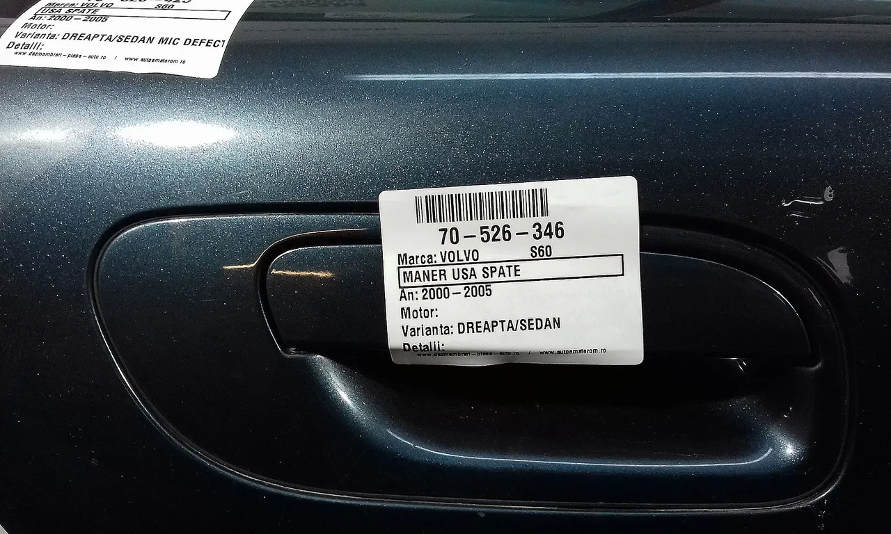 MANER USA SPATE DREAPTA VOLVO S60 I 2000-2010