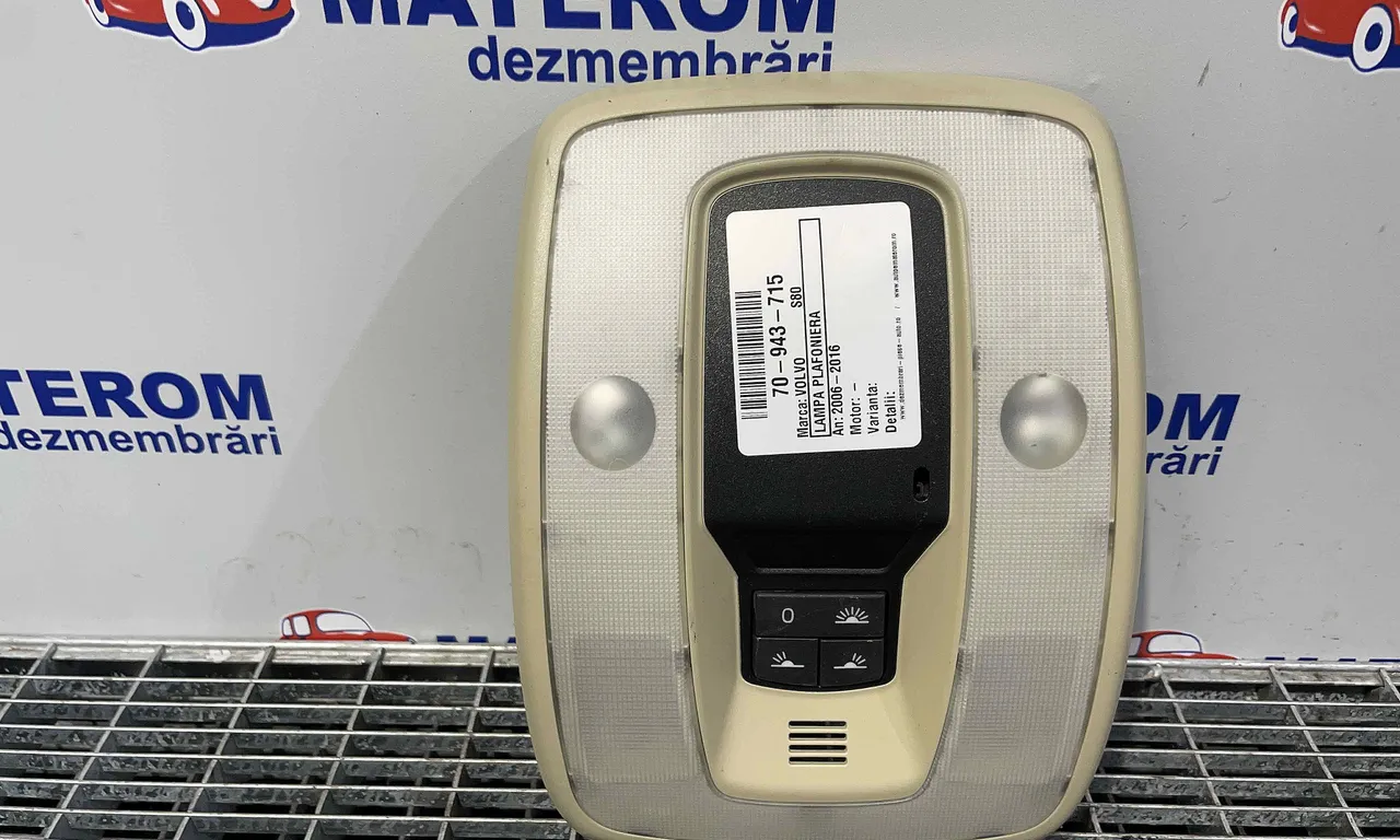 LAMPA PLAFONIERA VOLVO S80 II 2006-2016