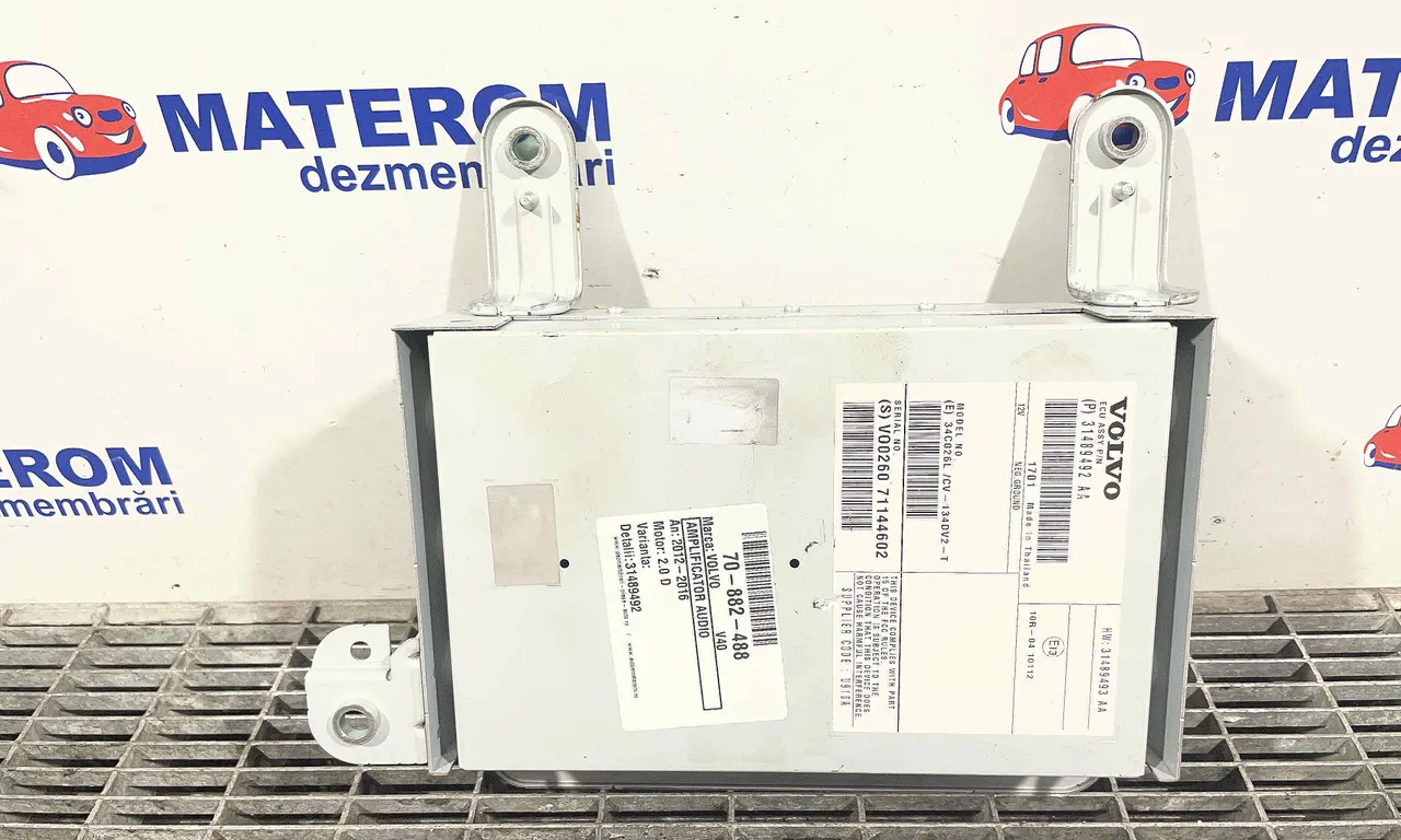 AMPLIFICATOR AUDIO VOLVO V40 2012-2019