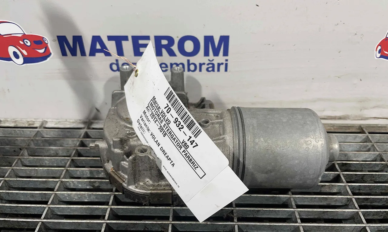 MOTORAS STERGATOR PARBRIZ VOLVO V60 I 2010-2018