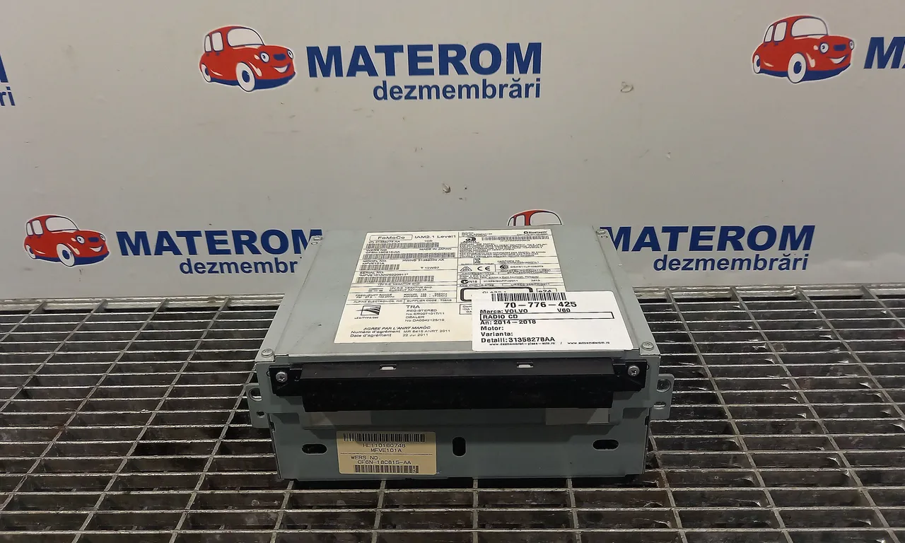 RADIO CD VOLVO V60 I 2010-2018