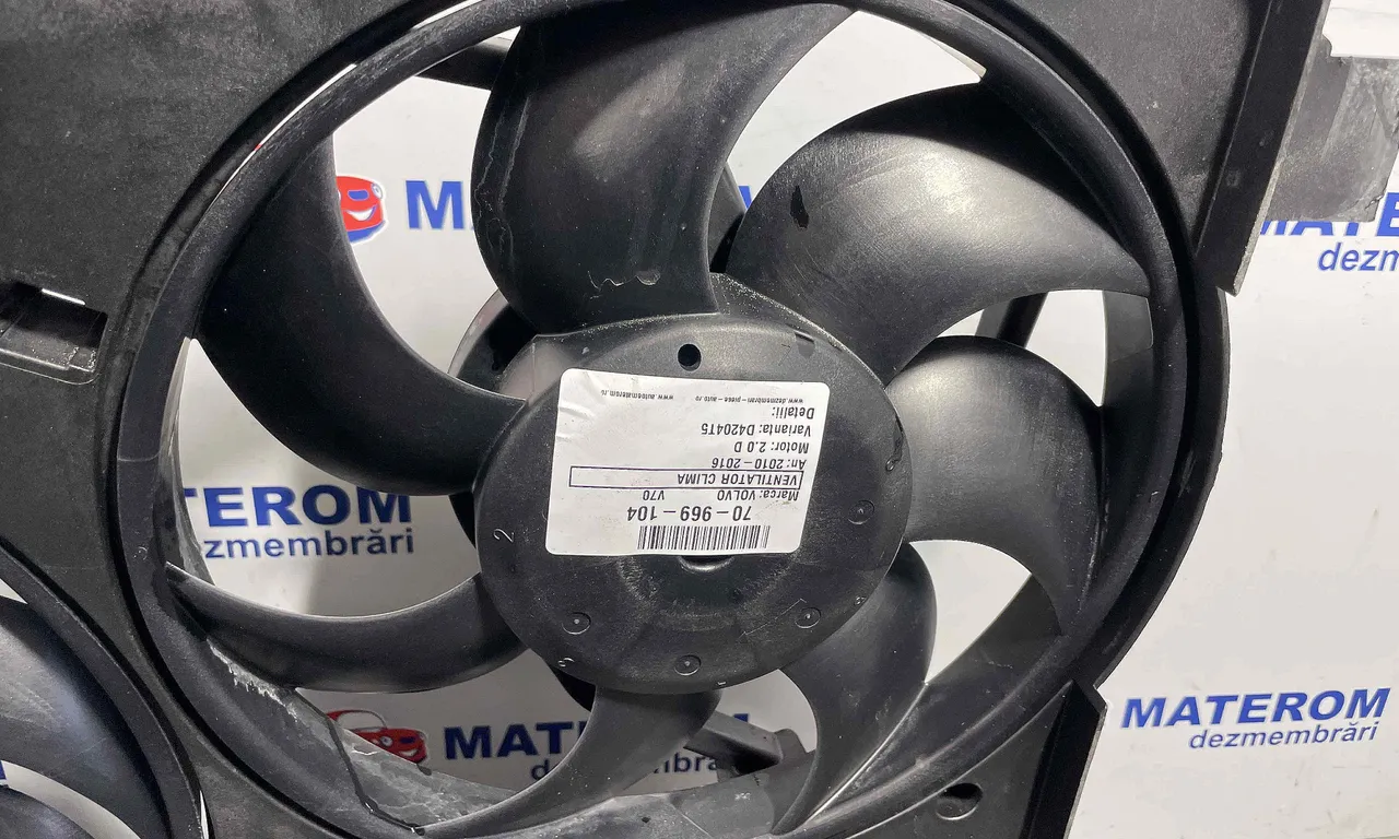VENTILATOR CLIMA VOLVO V70 III 2007-2016