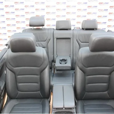 Interior complet din piele full electric VOLKSWAGEN TOUAREG 2010-2018, vedere frontata
