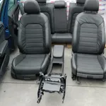 Interior complet piele cu textil VOLKSWAGEN GOLF VII 2012-2017, vedere frontata