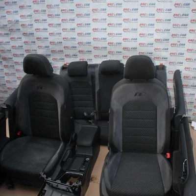 Interior din alcantara si textil R-line VOLKSWAGEN GOLF VII 2012-2017, vedere frontata