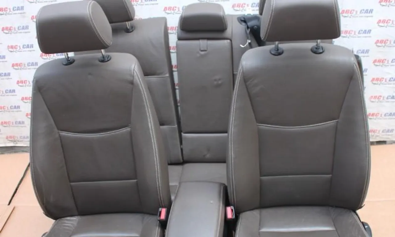 Interior din piele gri BMW X3 2010-2017