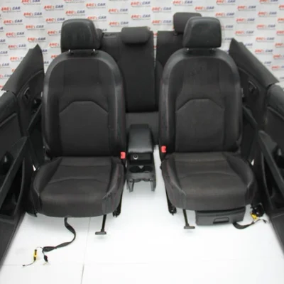 Interior din piele si textil SEAT LEON 2012-2021, vedere frontata
