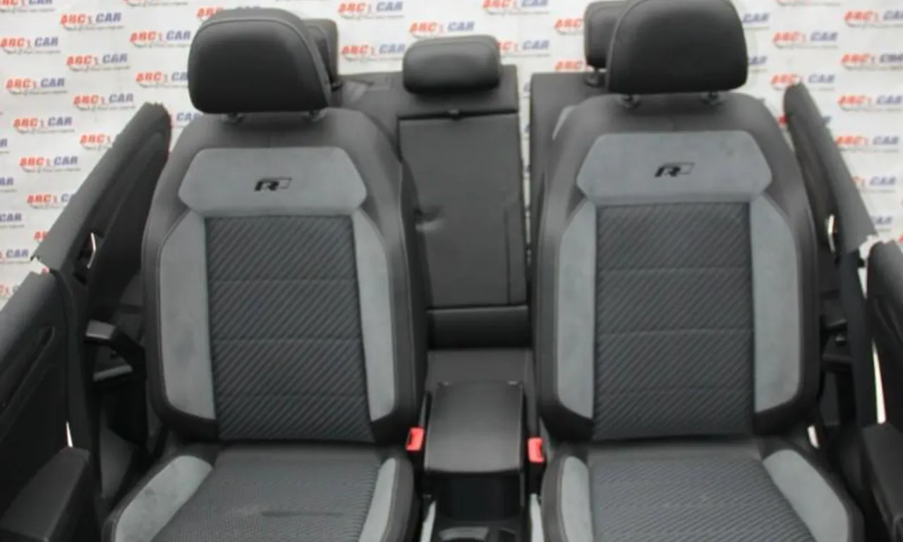 Interior din piele si textil VOLKSWAGEN T-ROC 2017-null