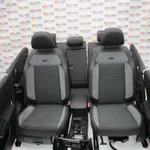 Interior din piele si textil VOLKSWAGEN T-ROC 2017-2026, vedere frontata