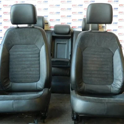 Interior piele + alcantara VOLKSWAGEN PASSAT B7 2010-2014, vedere frontata