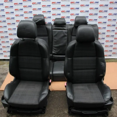 Interior textil cu piele PEUGEOT 307 2000-2012, vedere frontata