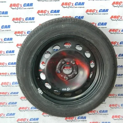 Janta din tabla cu anvelopa R16 VOLKSWAGEN GOLF ALLTRACK VII Variant 2014-2020, vedere frontata