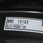 Janta tabla R15 PEUGEOT 207 2006-2015, vedere laterala