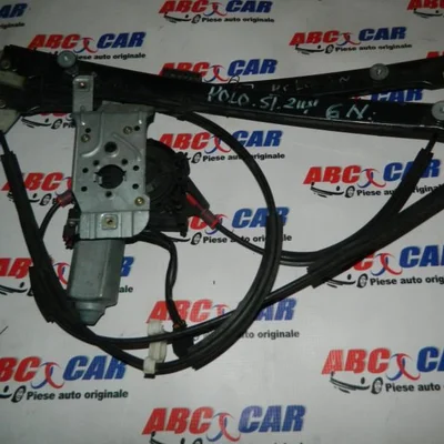 Macara cu motoras usa stanga VOLKSWAGEN POLO 1999-2001 6N3959801B, vedere frontata