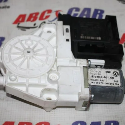 Motoras geam stanga fata VOLKSWAGEN JETTA V 2004-2013 1K5837401AN, vedere frontata