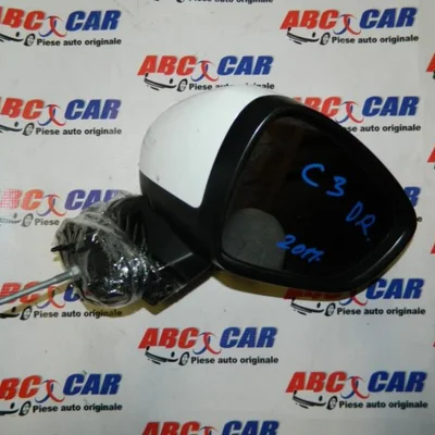 Oglinda dreapta electrica cu semnalizare CITROEN C3 II 2009-2013, vedere frontata