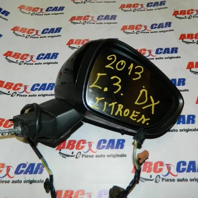 Oglinda dreapta electrica cu semnalizare CITROEN C3 II 2009-2013, vedere frontata