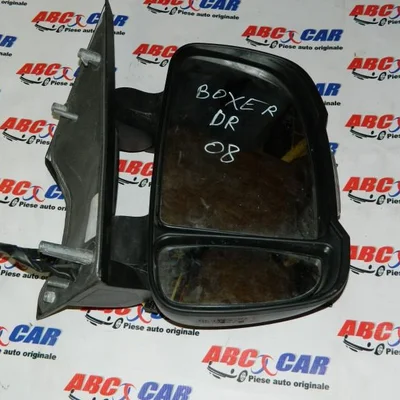 Oglinda dreapta electrica cu semnalizare PEUGEOT BOXER 1994-2002, vedere frontata