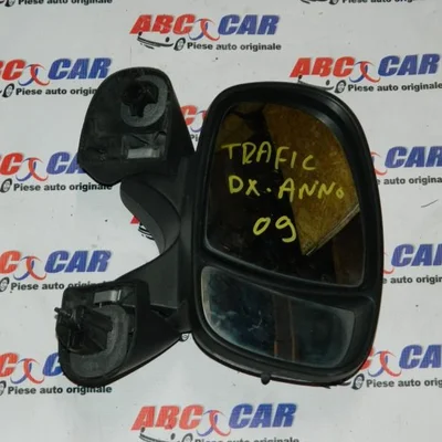 Oglinda dreapta electrica RENAULT TRAFIC II 2001-2006, vedere frontata