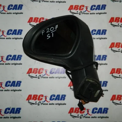 Oglinda stanga electrica cu semnalizare PEUGEOT 207 2007-2014, vedere frontata