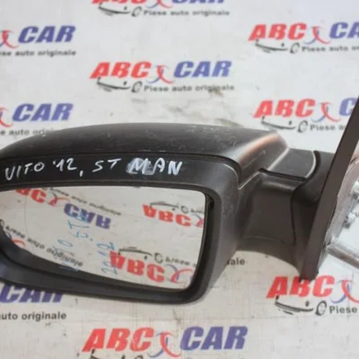 Oglinda stanga manuala MERCEDES VITO bus 2003-2026, vedere frontata