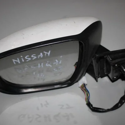 Oglinda stanga rabatabila cu camera NISSAN QASHQAI II 2013-2026, vedere frontata