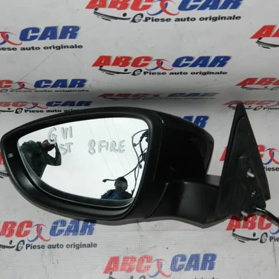 Oglinda stanga VOLKSWAGEN GOLF VI 2008-2014, vedere frontata