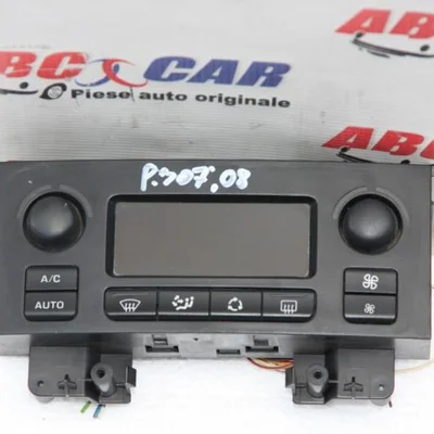 Panou comanda clima PEUGEOT 307 2000-2012 9646627977, vedere frontata