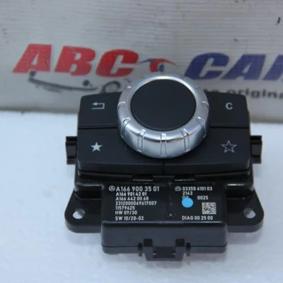 Panou control multimedia MERCEDES M-CLASS 2011-2015 A1669003501, vedere frontata