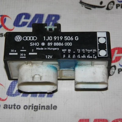 Releu ventilator radiator VOLKSWAGEN BORA I 1998-2013 1J0919506G, vedere frontata