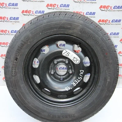 Roata de rezerva R16 DACIA DUSTER 2010-2018 403538884R, vedere frontata