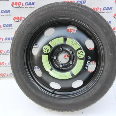 Roata de rezerva slim R18 PEUGEOT 3008 2009-2017, vedere frontata