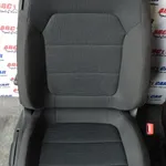 Scaune fata electrice maro inchis din material VOLKSWAGEN PASSAT B7 2010-2014, vedere laterala