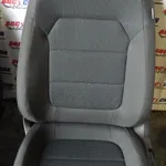 Scaune fata electrice maro inchis din material VOLKSWAGEN PASSAT B7 2010-2014, vedere laterala