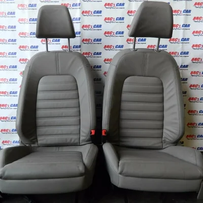 Scaune fata electrice piele VOLKSWAGEN PASSAT B7 2010-2014, vedere frontata